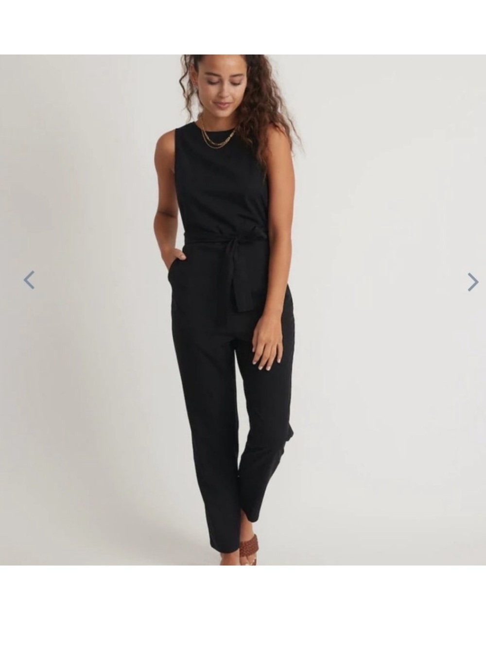 Marine layer Eloise belted jumpsuit